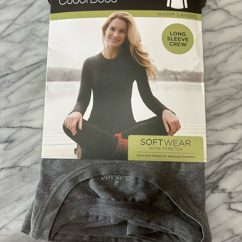 Long Underwear Crew Top, NWT, Women's Size Large